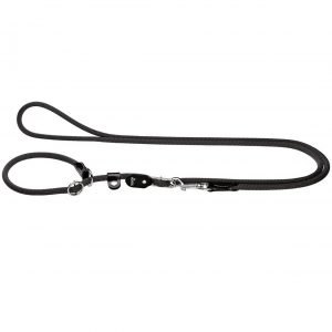 HUNTER Freestyle Retrieverleine aus Tau, mit integrierter Halsung, robust und wetterfest